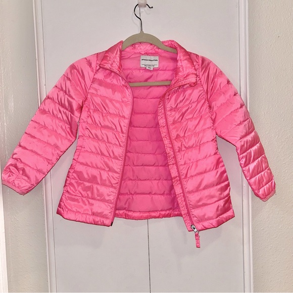 Amazon Essentials Girls Lightweight Water-Resistant Mock Puffer Jacket Small - Picture 5 of 7